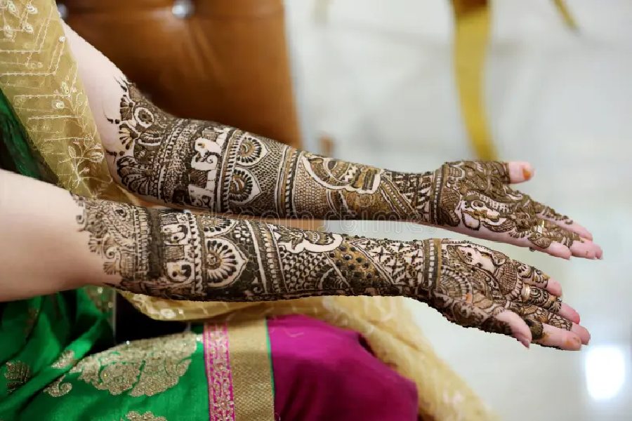 mehndi hand gk
