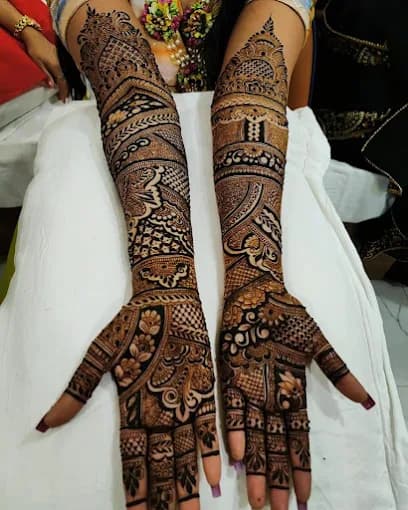 Bride mehandi