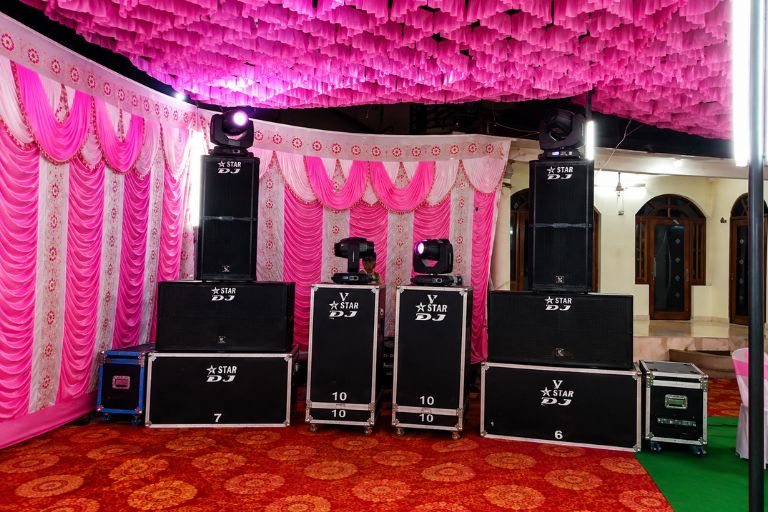 DJ Akhilesh Entertainers DJ setup for weddings