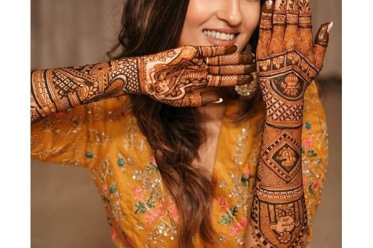 GK Mehandi Arts beautiful henna designs for weddings