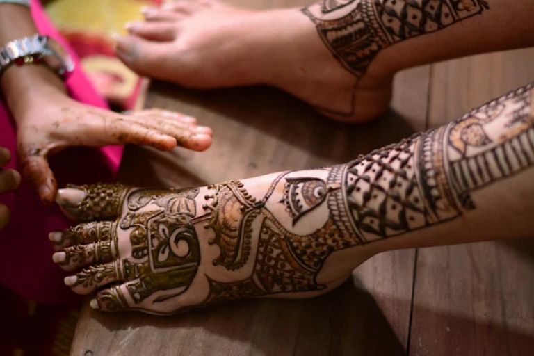 Glamour And Mehndi elegant bridal henna artwork