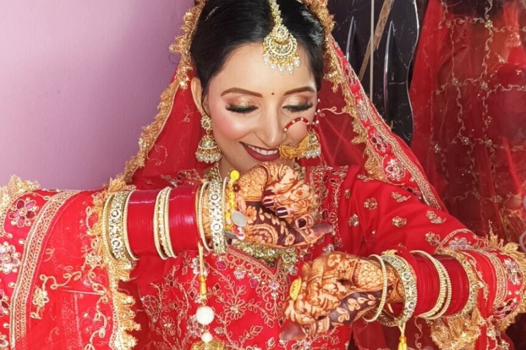 Glamour Touch Beauty Parlour bridal makeup