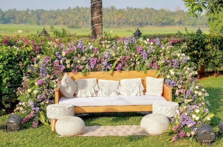 Romantic destination wedding venue
