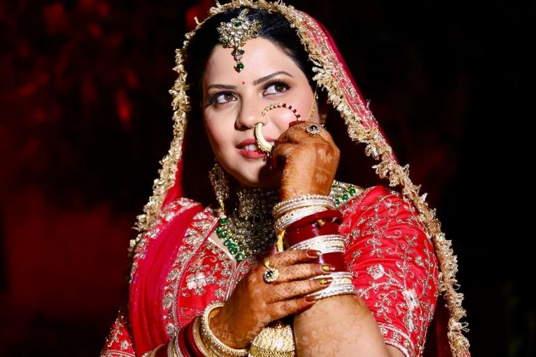 Agnihotri Hair and Makeup Studio elegant bridal makeover