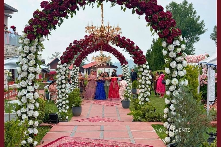 Anokhe Events beautiful wedding decoration setup