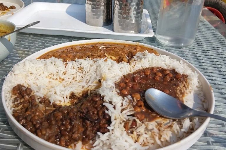 Bilaspuri Dham restaurant with traditional local cuisine