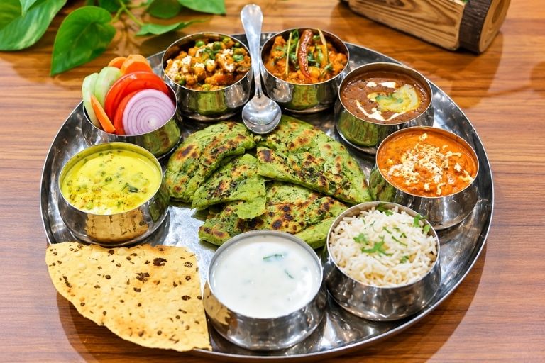 Dayal Sweets traditional Indian mithai shop interior