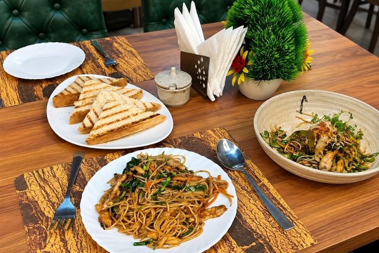 Fresh bakery items at Him Restaurant & Baker