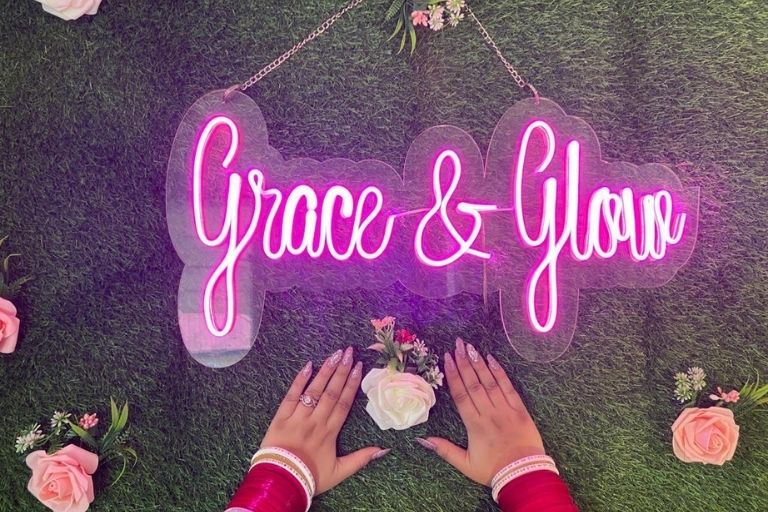 Grace & Glow wedding makeup and beauty services