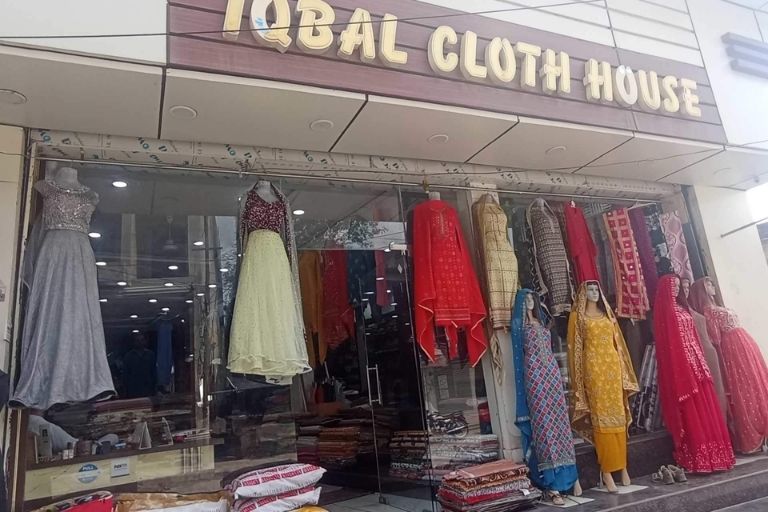 Iqbal Cloth House designer ethnic outfits for Himachali weddings