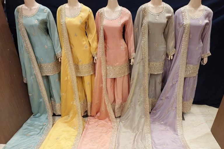 Khanna Sarees Bhota designer sarees for women (1)