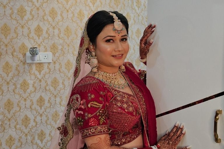 La Diaz Salon beautiful bridal makeup look