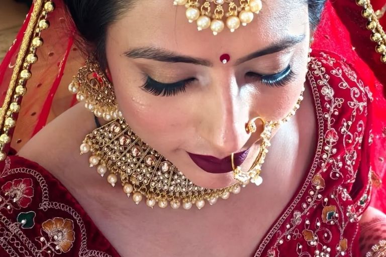 Makeover By Monika Panwar elegant bridal makeover