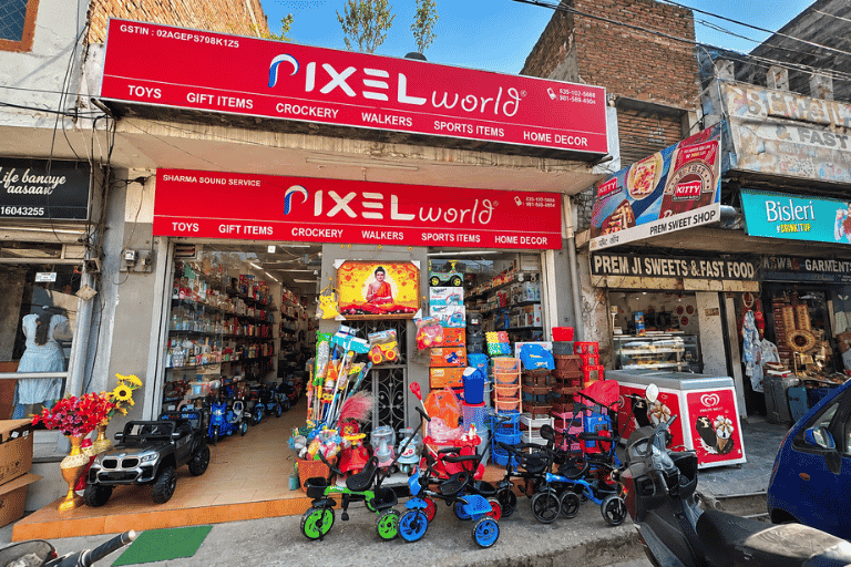 Pixel World clothing shop with stylish fashion collections