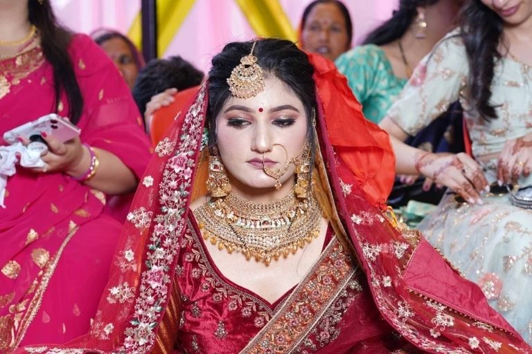 Professional makeup services at Kabir's Parlour