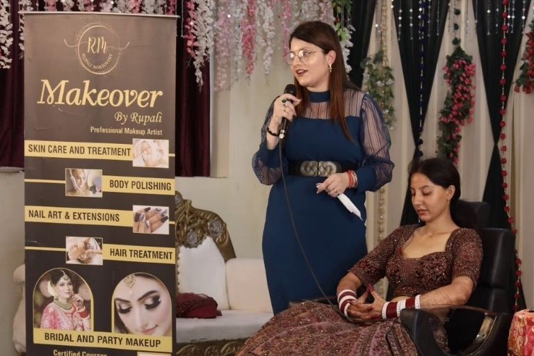Rupali Makeover elegant bridal beauty makeover