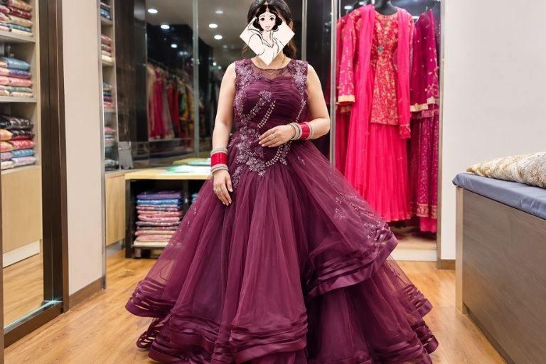 The Sanjhi's Boutique elegant bridal wear collection for weddings