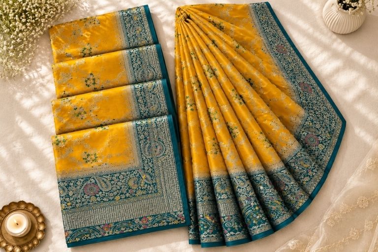 The Silk Store designer silk sarees for Himachali women