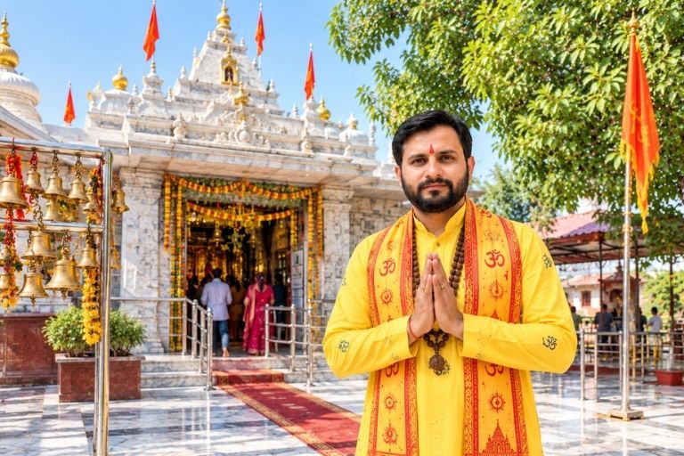 Acharya Mukesh Kumar Sharma for traditional marriage ceremonies