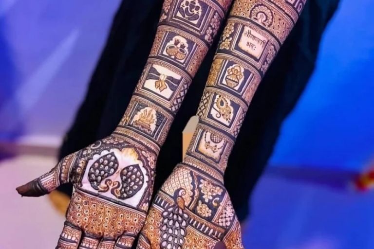 Akhilesh Mehandi Art wedding henna designs