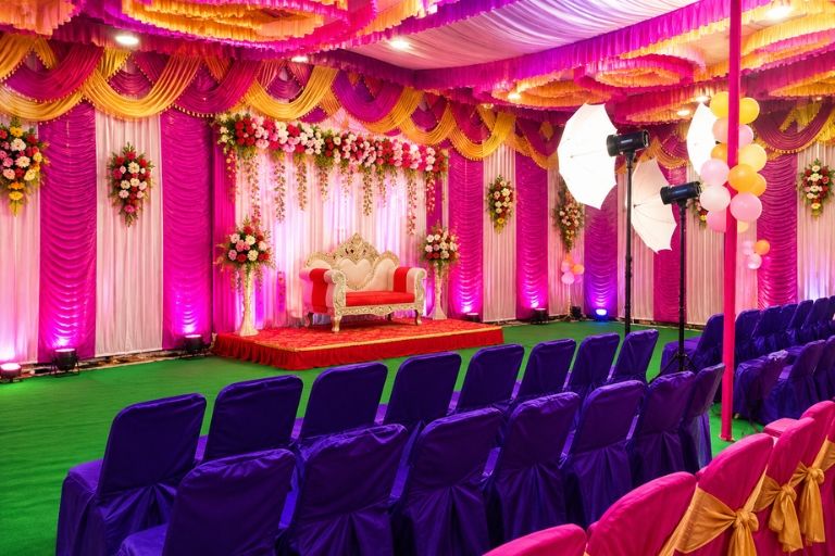 Alish Tent House for Elegant Wedding Stage Decoration