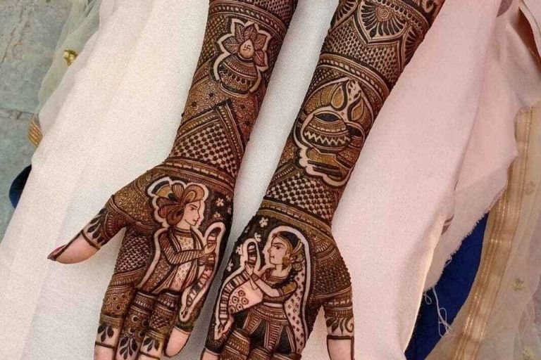 Aman Mehandi Art detailed henna designs