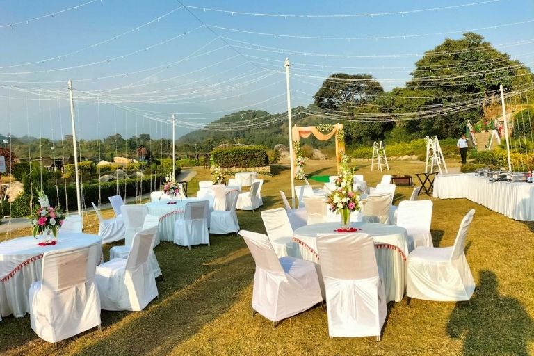Ambika Light enhancing wedding venues with attractive lighting