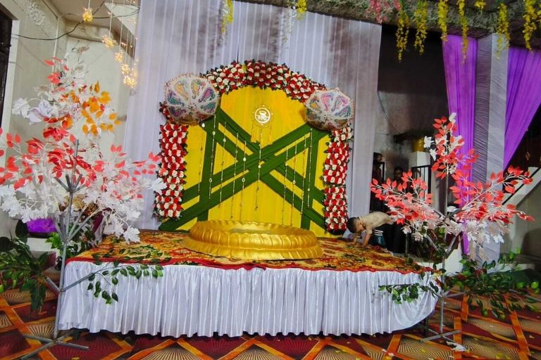 Beautiful Wedding Mandap Decoration by Bansal Tent House