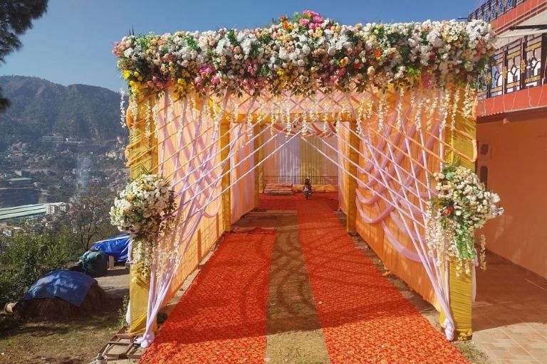 Beautiful Wedding Mandap Decoration by Deluxe Tent House