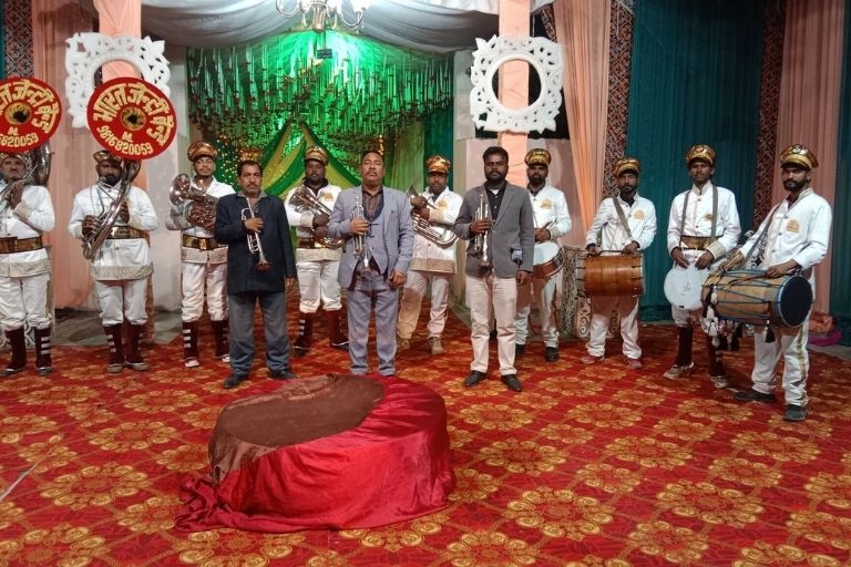 Bharat Gentry Band musicians performing at marriage ceremonies