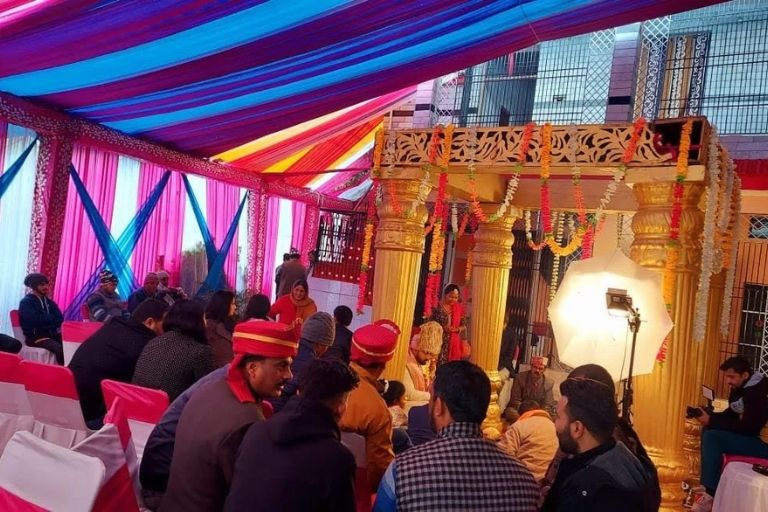 Bittu Light Tent House for reception lighting and decor services