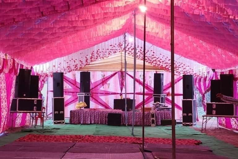 DJ Laxmi & Tent House for wedding celebrations and decorations