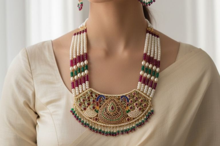 Durga Jewellers beautiful traditional gold jewellery collection