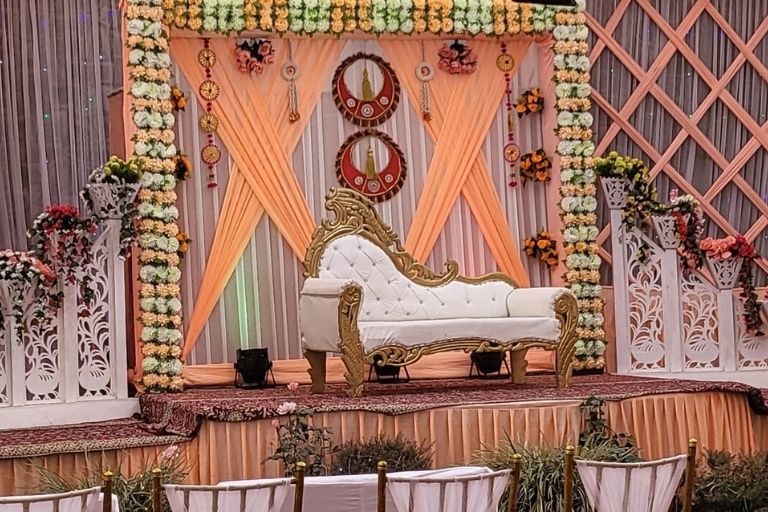 Fancy Tent & Events for reception decor and seating arrangements
