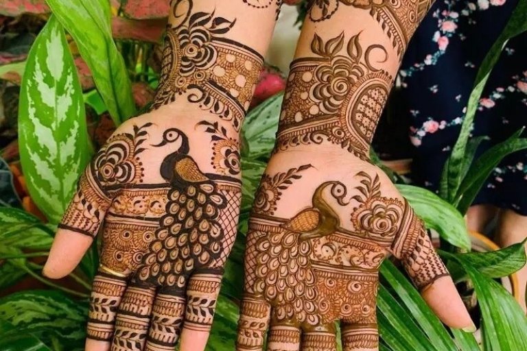 Gajender Mehndi Art showcasing detailed henna designs