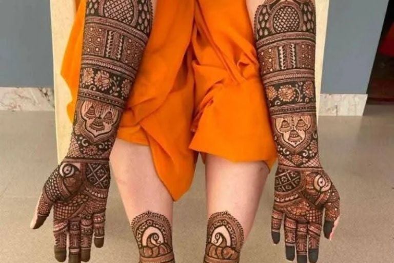 Guddu Mehandi Arts stylish wedding mehndi