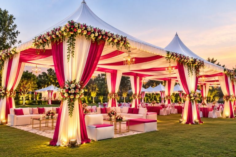 Jai Ganesha Tent & Catering for marriage tent decorations