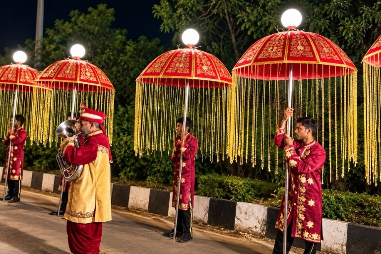Krishna Band offering musical entertainment for wedding functions