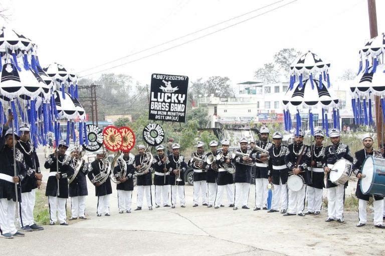Lucky Brass Band for traditional Indian wedding ceremonies