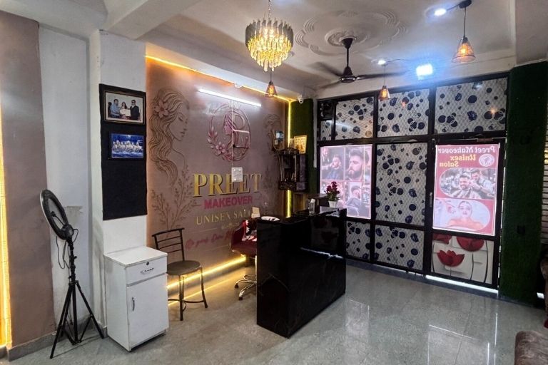 Preet Makeover Unisex Salon bridal makeover