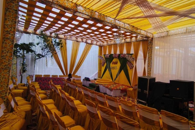 Professional Tent Decoration Services by Bansal Tent House