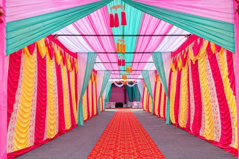 Raj Light Tent House providing tent services for outdoor celebrations