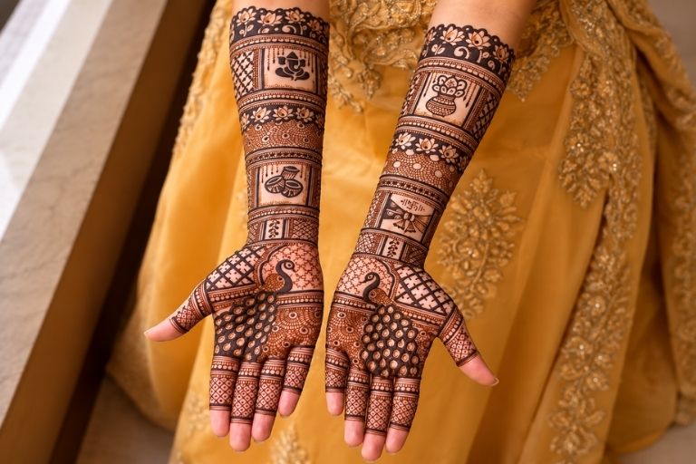 Raju Mehandi Arts creating stunning hand designs