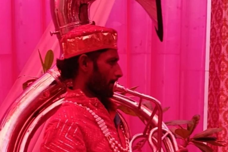 Shahbaj Bras Band delivering lively performances at celebrations