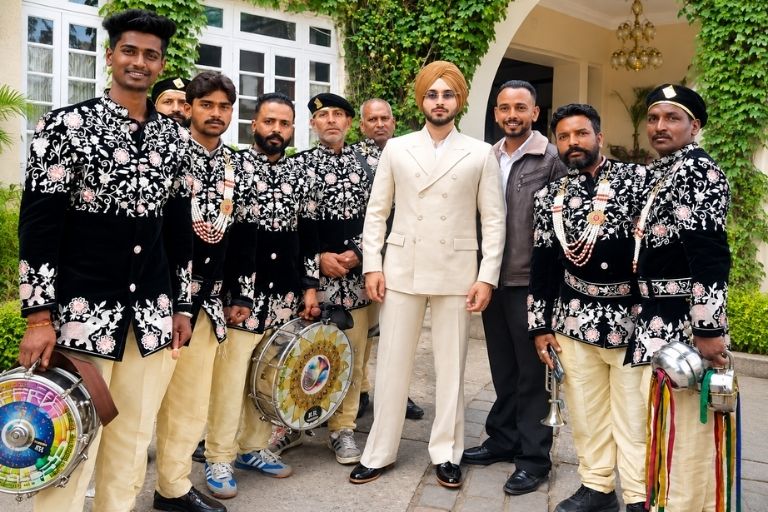 Shankar Band with musicians performing at wedding events