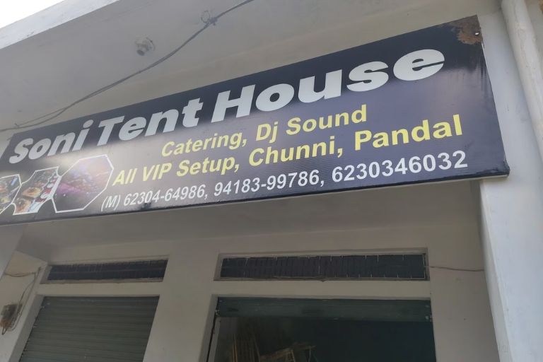 Soni Tent House providing tent setups for marriage ceremonies