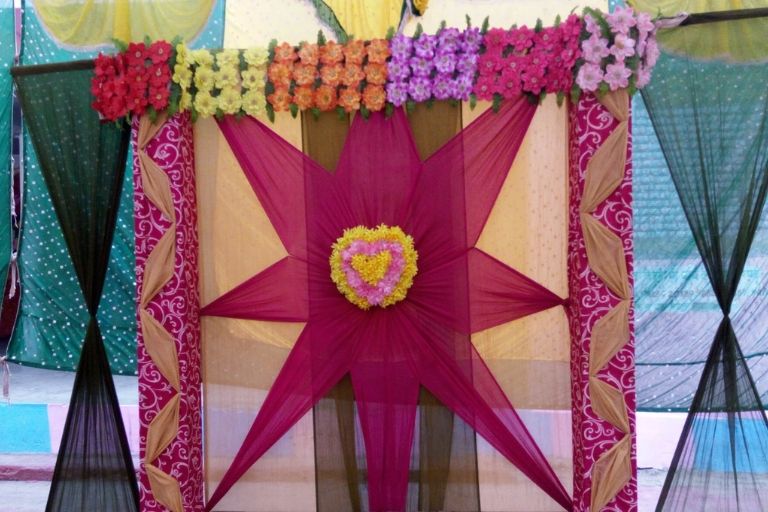 Tent House Devidehra for Elegant Wedding Stage Decoration